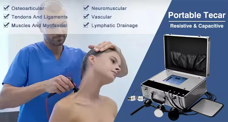 448KHZ Indiba Tecar Diatermia-Schmerztherapie-Physiotherapiegerät