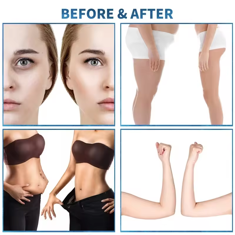 Cellulite-Reduktion Körperkonturierung Lymphdrainage 360° drehende Schlankheits- 6D-Innenkugel-Roller-Massage