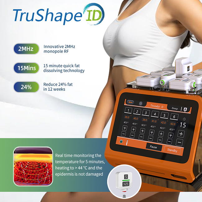 Trushape ID Behandlung Ems Elektrische Muskelstimulation Körperformung Emslim Maschine