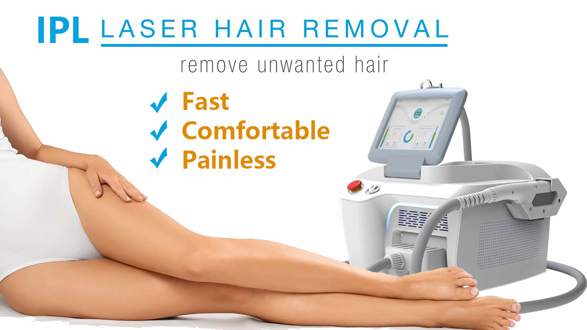 Neue Art von intensiver gepulster Lichttherapie IPL-Haarentfernungsgerät