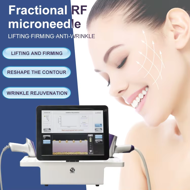RF-Mikronadel + Thermagia-Fraktionierte-RF-System-Mikronadelung RF-fraktionierte Radiofrequenz-Schönheitsausrüstung