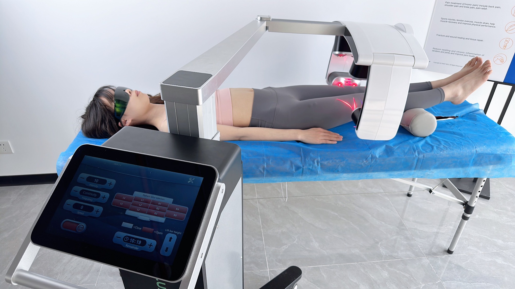 Rehabilitationsausrüstung Therapie physikalische Hand-Physiotherapie Schmerzlinderung weiche Kaltlaser-Therapie
