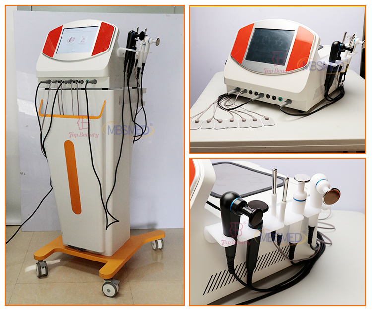 448KHZ Indiba Tecar Therapie Schmerzlinderung Indiba Radiofrequenz Elektro-Muskel-Stimulator Körpermodellierung Physiotherapie-Gerät