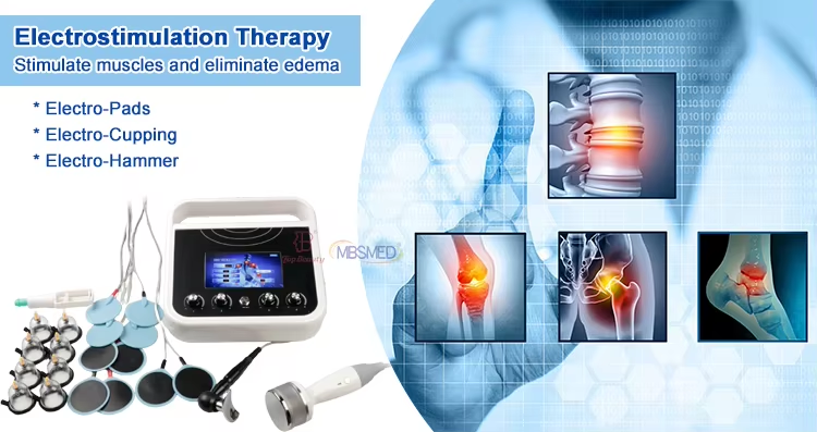 EMS-Muskelstimulator Körperstraffung Russische Welle Elektrostimulation Fair Cupping Brust Vakuum-Therapiegerät