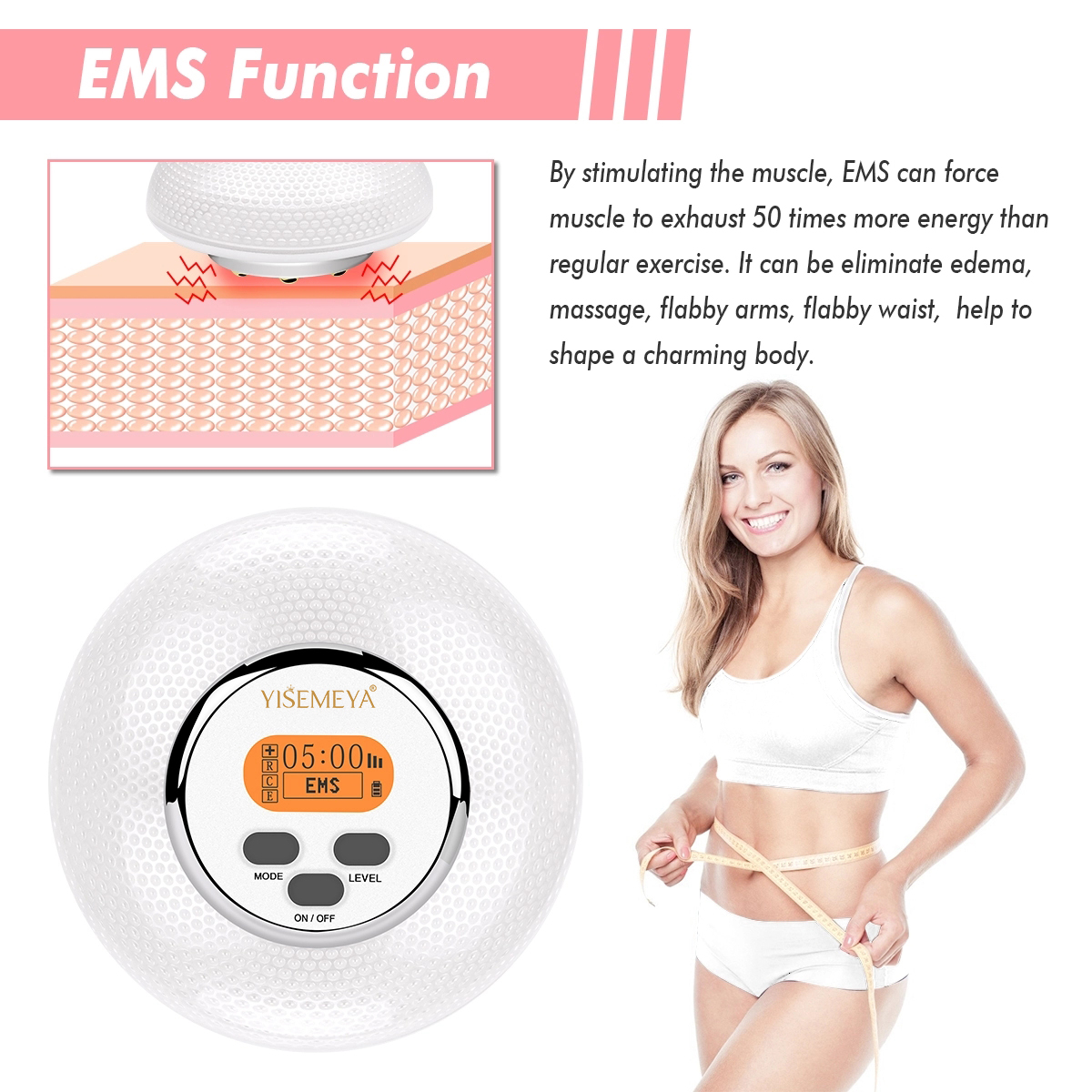 Home-Use-RF-Gewichtsreduktionsmaschine Tragbare EMS-LED-Photon-Körper-Slimming-Maschine Schönheitssalon-Ausrüstung