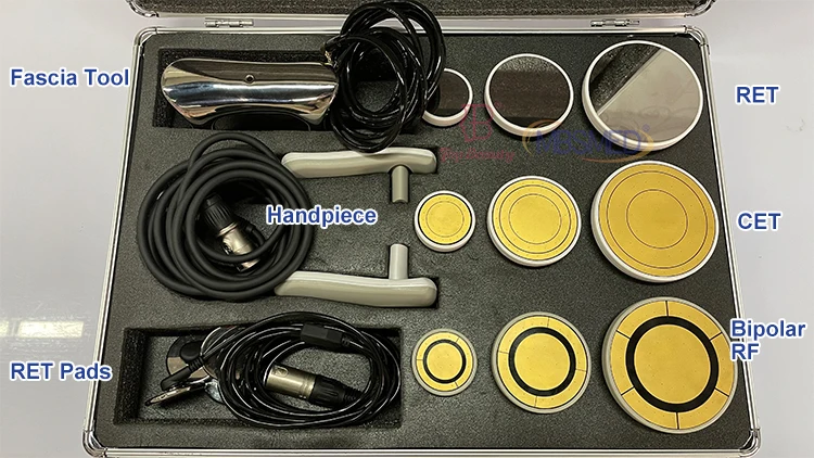 6 in 1 Therapie Physiotherapie Diathermie Cet Ret Thermisch Rf Tecar Indeeplus 448Khz Neueste Technologie