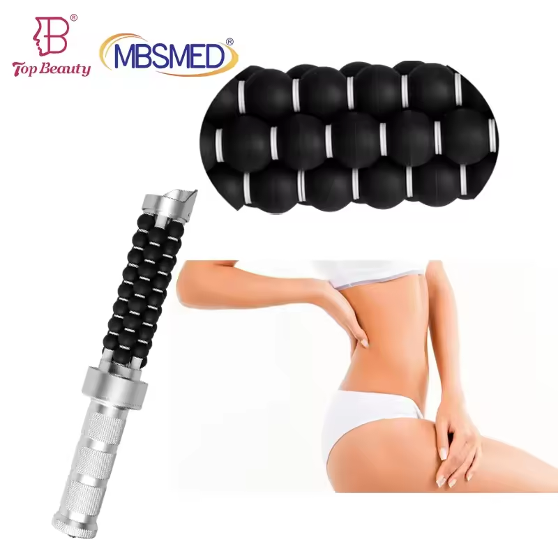 Cellulite-Reduktion Körperkonturierung Lymphdrainage 360° drehende Schlankheits- 6D-Innenkugel-Roller-Massage