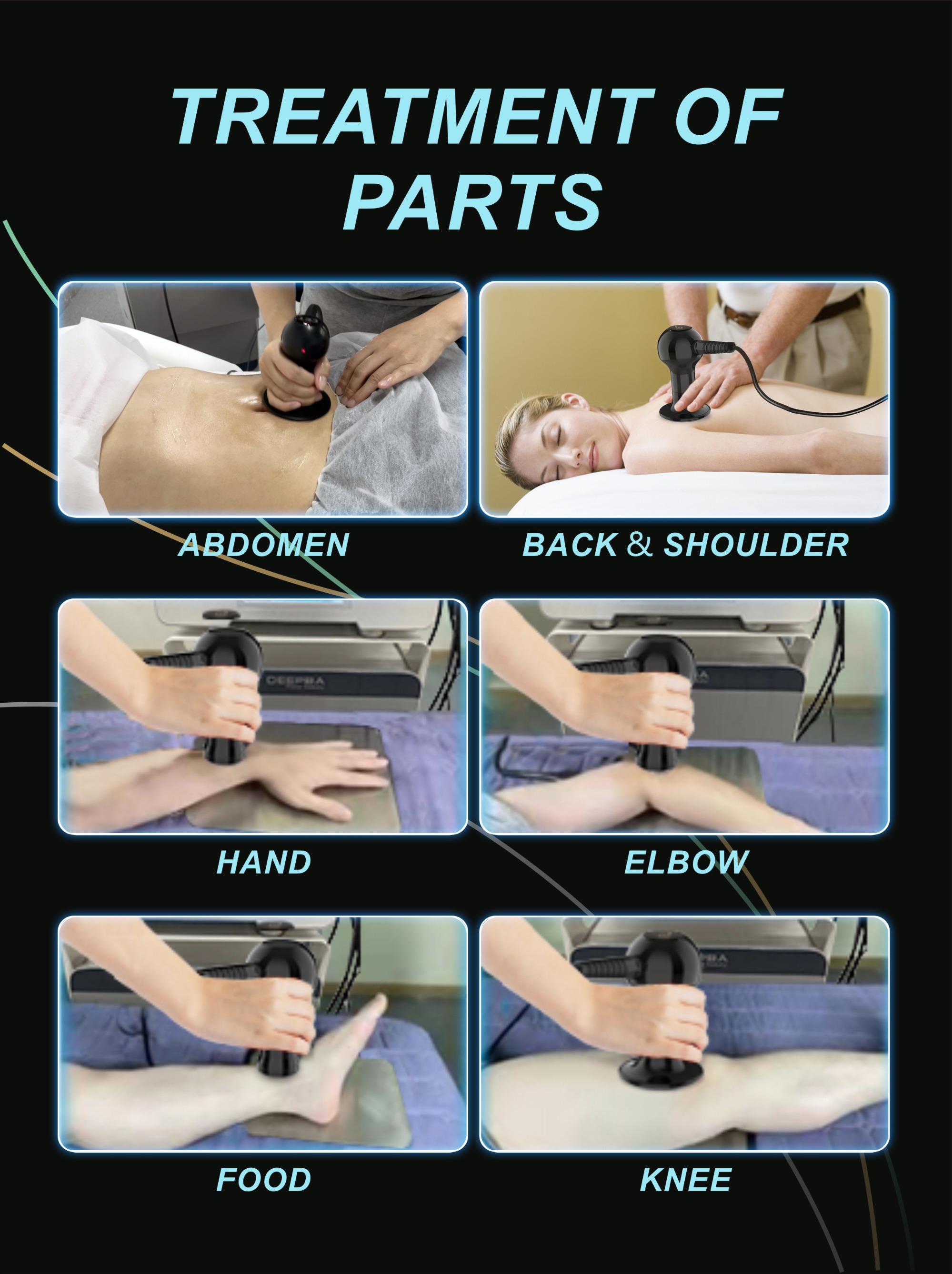 448khz Tecar Indiba Physiotherapie cet ret rf Therapie Schmerzlinderung Rotation Rollermaschine