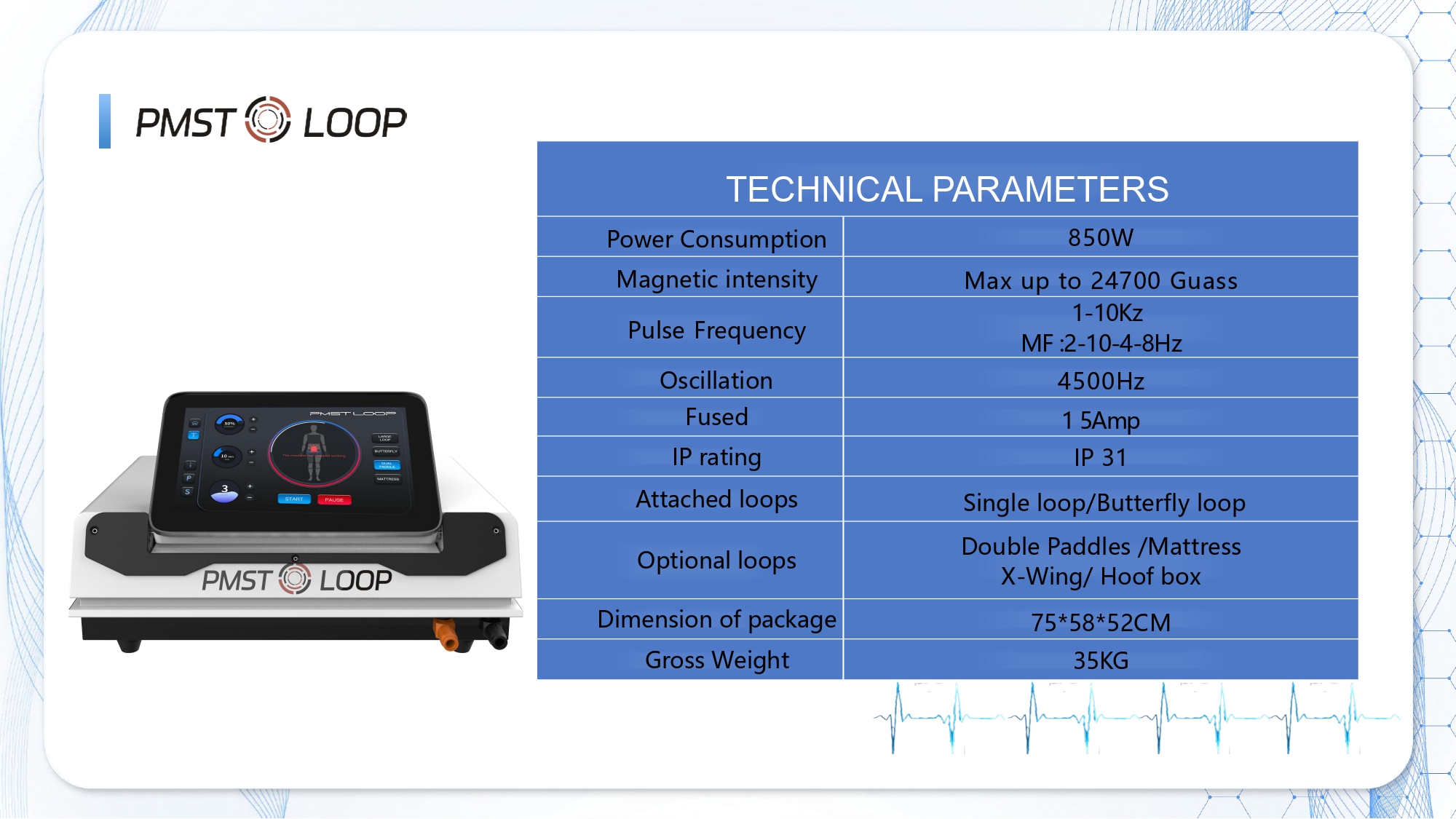 Emtt Physio Magneto-Therapiegerät Tragbar 2024 Physio Magneto Physiotherapie zur Schmerzlinderung
