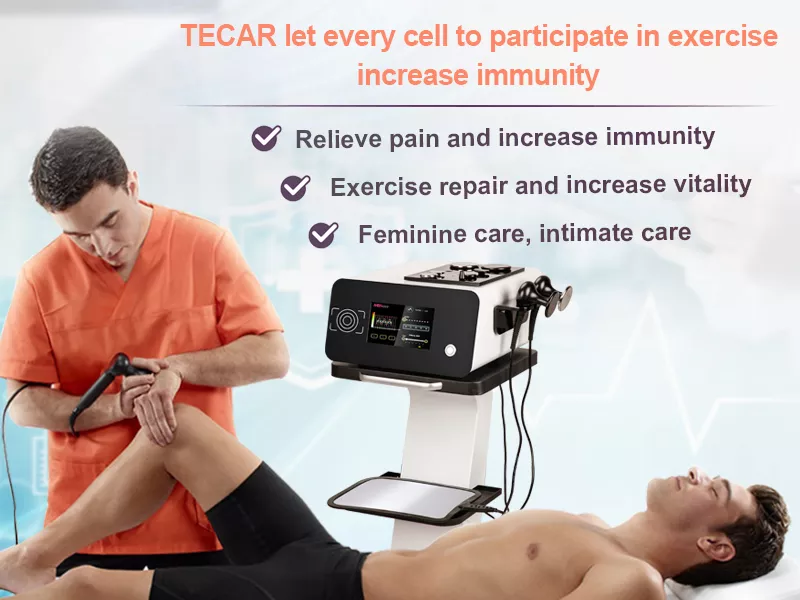 Tecar 2.1 Physiotherapie cet ret rf Therapie Schmerzlinderung physio smart 448khz tecar Maschine