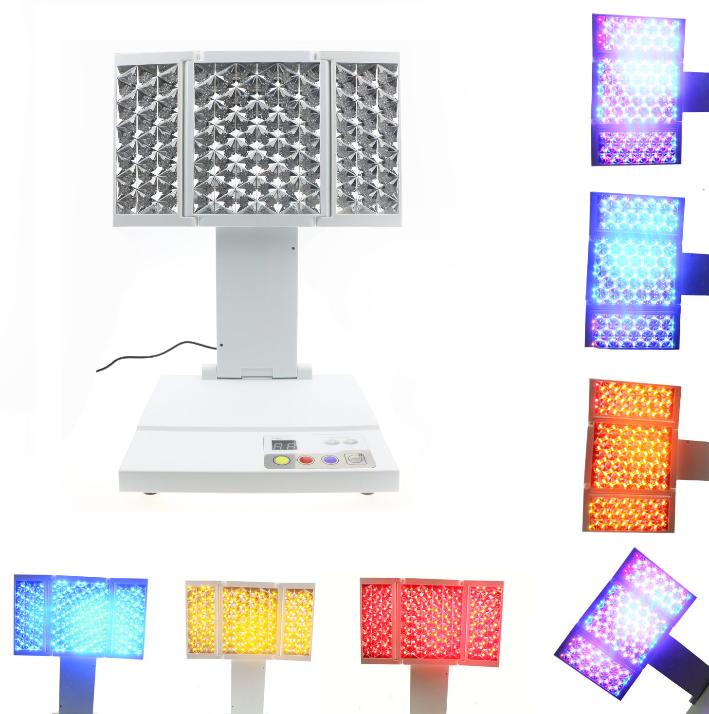 Professionelle 7-Farben-LED-Photonen-Lichttherapie für den Hausgebrauch, Schönheitsausrüstung zur Hautstraffung