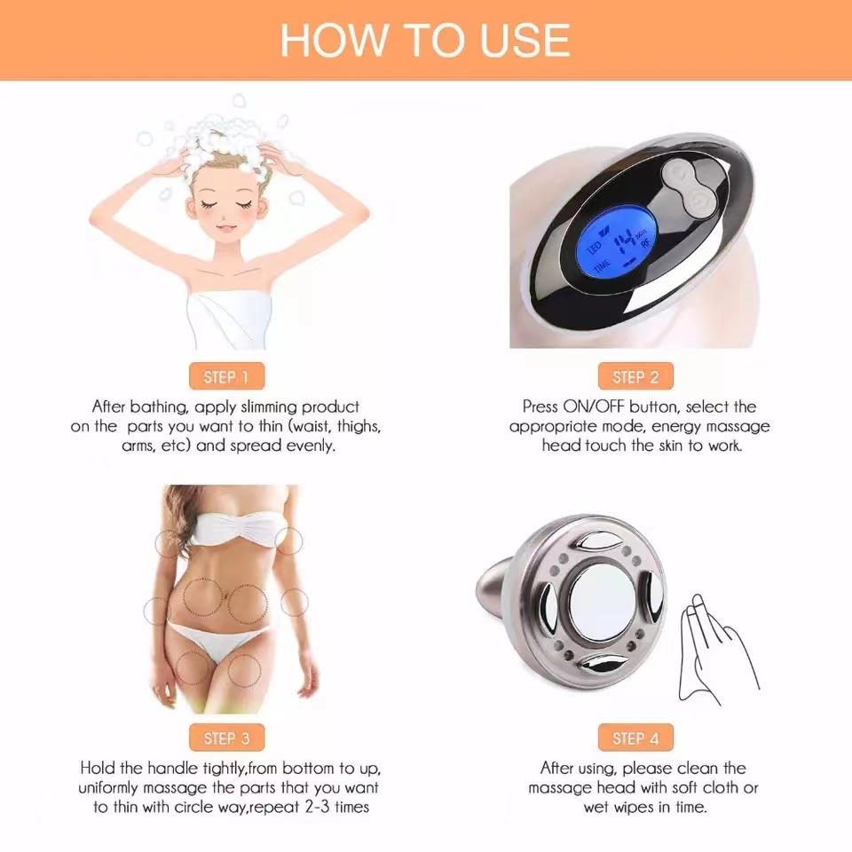 Neueste Body Contouring Body Shaping Maschine Cellulite Entfernung Rf Cavitation Schlankheitsmaschine