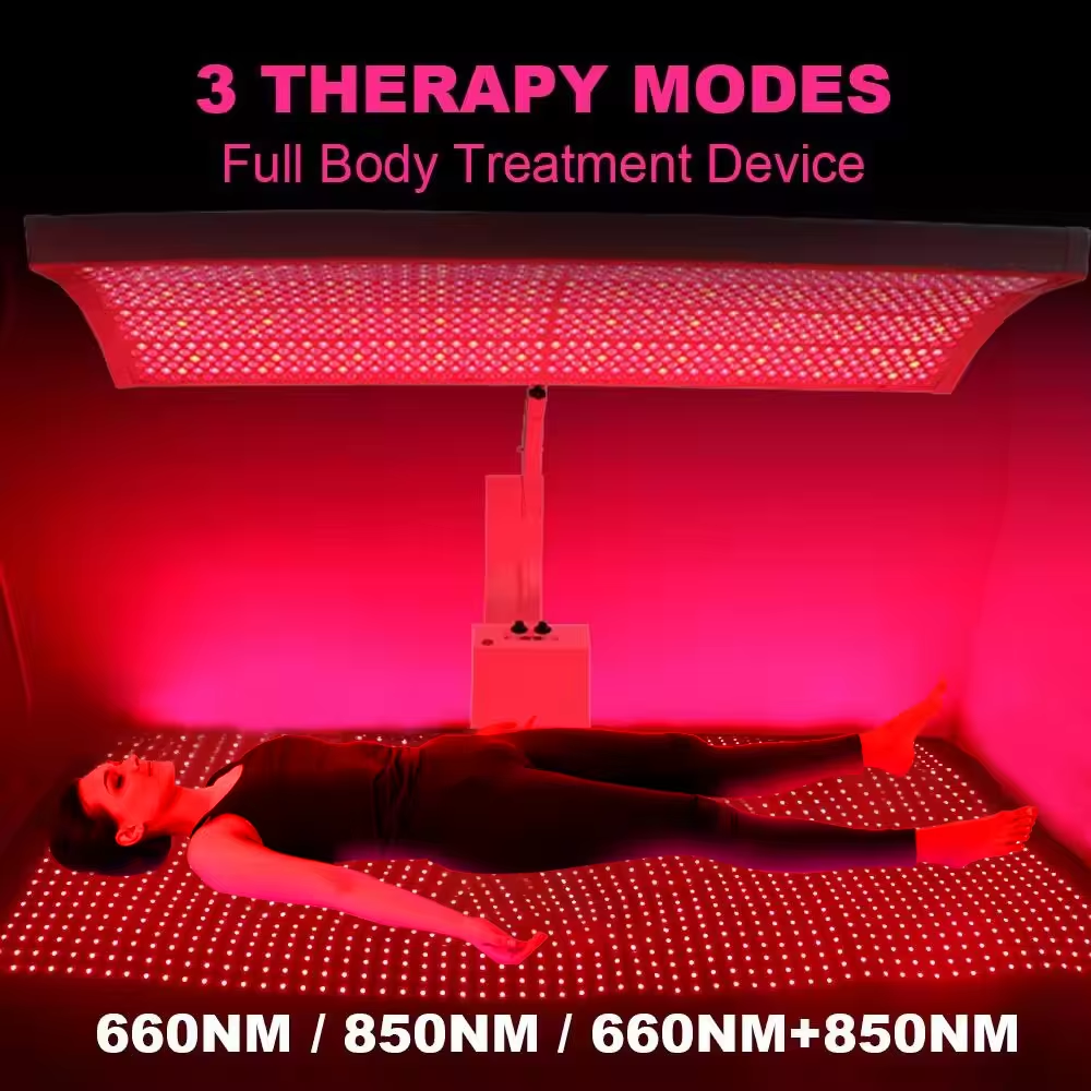 Infrarot-LED-Rotlichttherapie für den gesamten Körper 660nm 850nm Rotlichttherapie-Panel mit Ständer