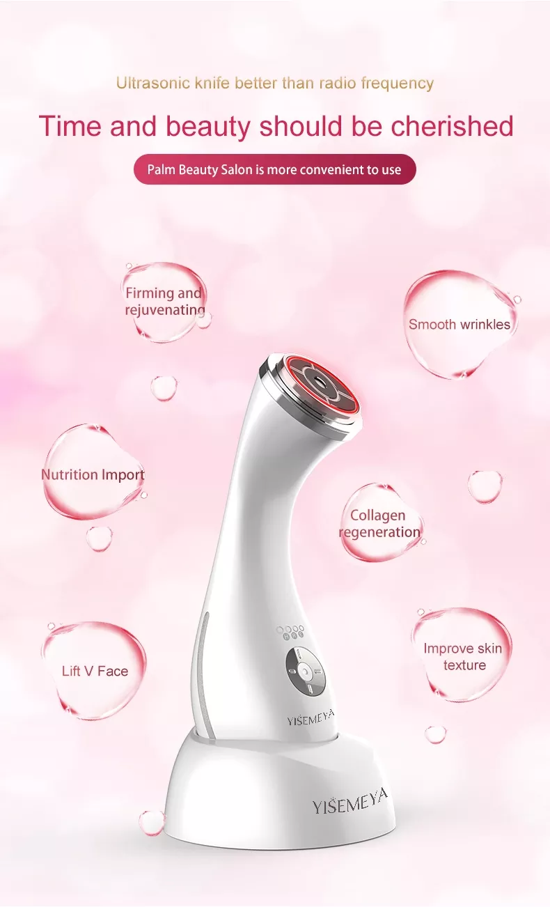4 in 1 Neues professionelles HIFU RF Rotlicht-Therapie-EMS-Gerät gegen Falten Behandlung RF-Ausrüstung