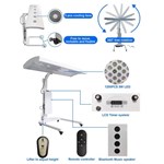 Infrarot-LED-Rotlichttherapie für den gesamten Körper 660nm 850nm Rotlichttherapie-Panel mit Ständer