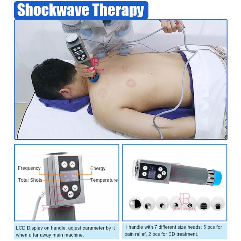 5 In 1 Shockwave Tecar Ems Schmerztherapie Physiotherapiegerät