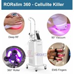 360-Grad-Rotations-Vakuum-Roller-RF-Körperstraffungsgerät