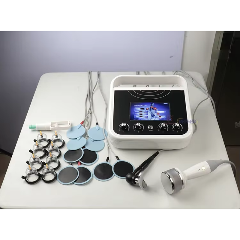 EMS-Muskelstimulator Körperstraffung Russische Welle Elektrostimulation Fair Cupping Brust Vakuum-Therapiegerät