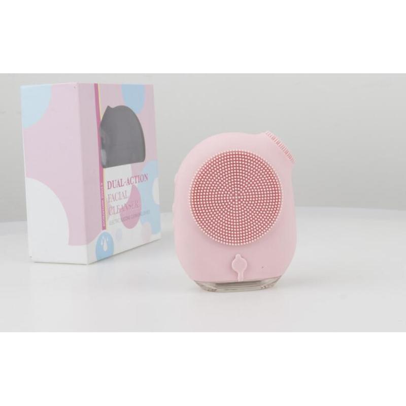 T-Zone-Reinigung Gesichts-Massage Silikon-Gesichtsbürste mit LED neueste Produkte