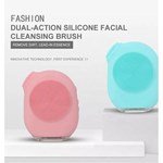 T-Zone-Reinigung Gesichts-Massage Silikon-Gesichtsbürste mit LED neueste Produkte