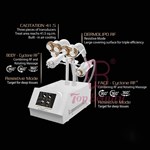 Professionelle 40k Ultraschall-Kavitation RF Tiefe Faltenentfernung Fett-reduzierende Maschine