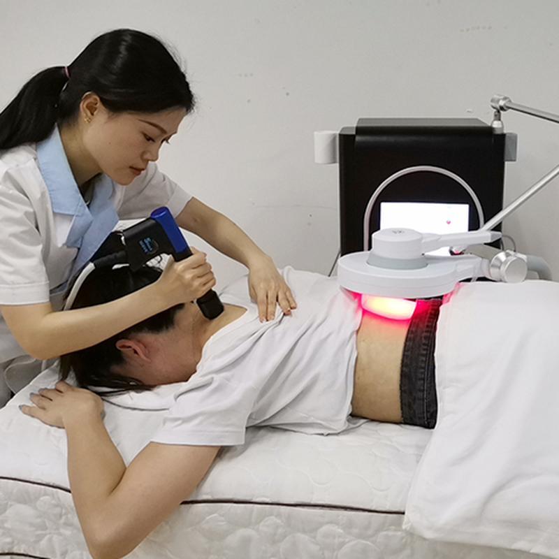 3 in 1 Magnetisches Stoßwellen-Laser-Physiotherapiegerät