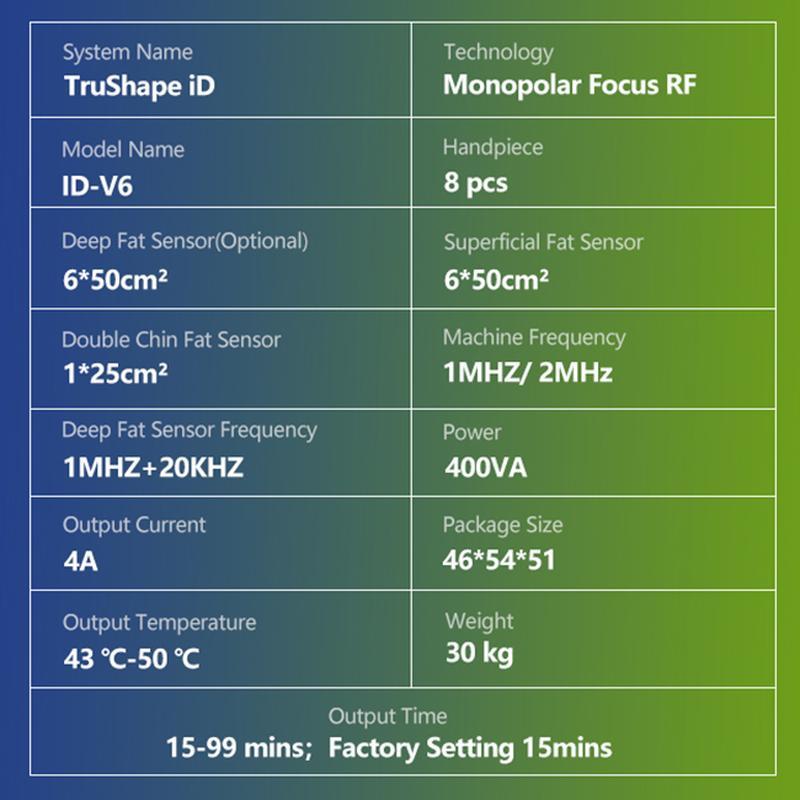 Trushape ID Behandlung Ems Elektrische Muskelstimulation Körperformung Emslim Maschine