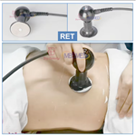 448khz Tecar Indiba Physiotherapie cet ret rf Therapie Schmerzlinderung Rotation Rollermaschine