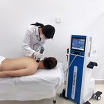 Doppel-Schockwelle Fwst-Schockwelle Ed-Sportrehabilitation Fisioterapia-Gerät