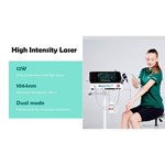 Professionelle Stoßwellen-Klasse-4-Lasertherapie für Physiotherapie-Stoßwelle ESWT-Rehabilitationsmaschine