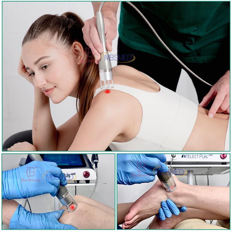Professionelle Stoßwellen-Klasse-4-Lasertherapie für Physiotherapie-Stoßwelle ESWT-Rehabilitationsmaschine