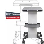 Aluminiumweißer Salonwagenständer für Cavitation-Schönheitsgerät montiert auf Wagen SPA